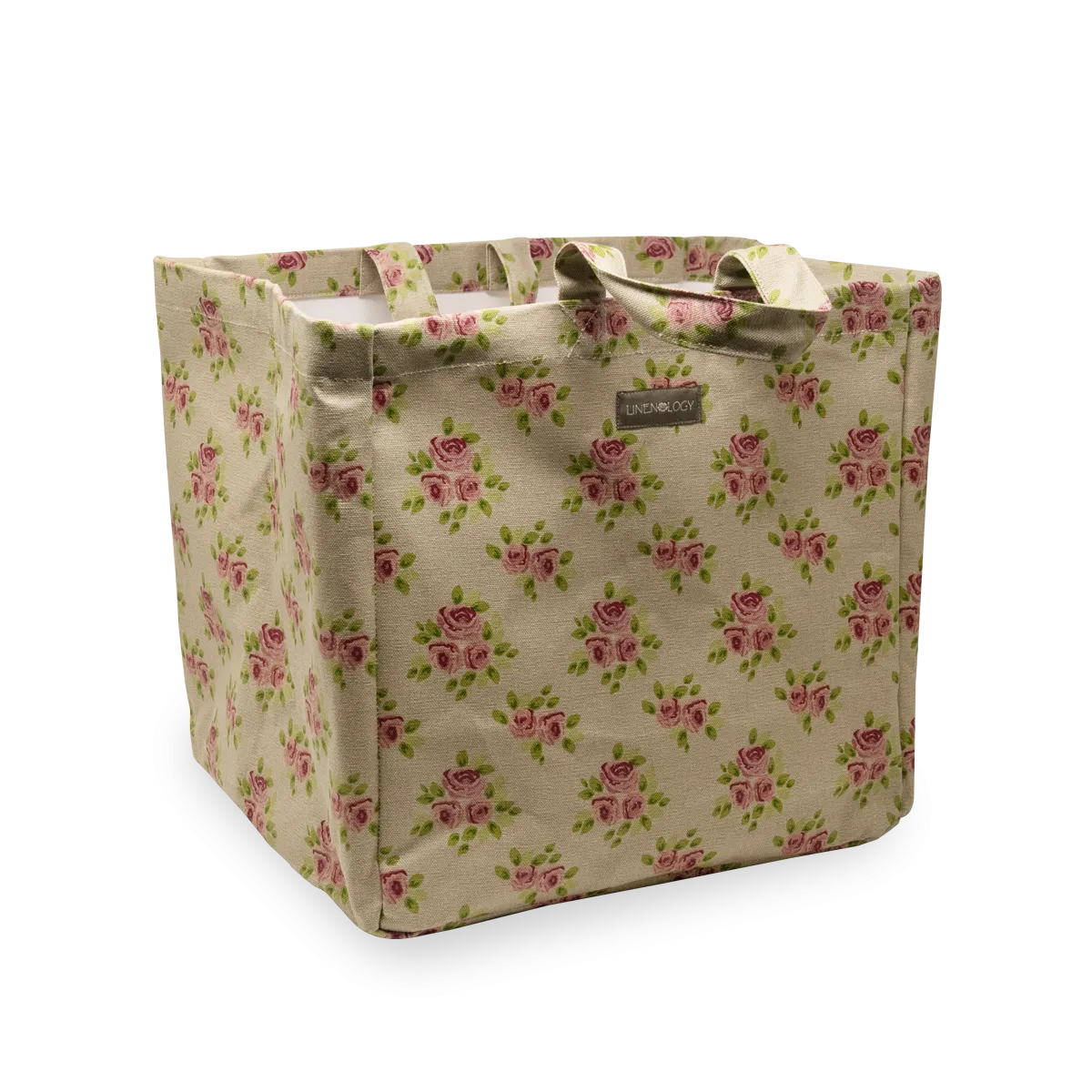 Acrylic Coated Laundry Bag - Vintage Rose