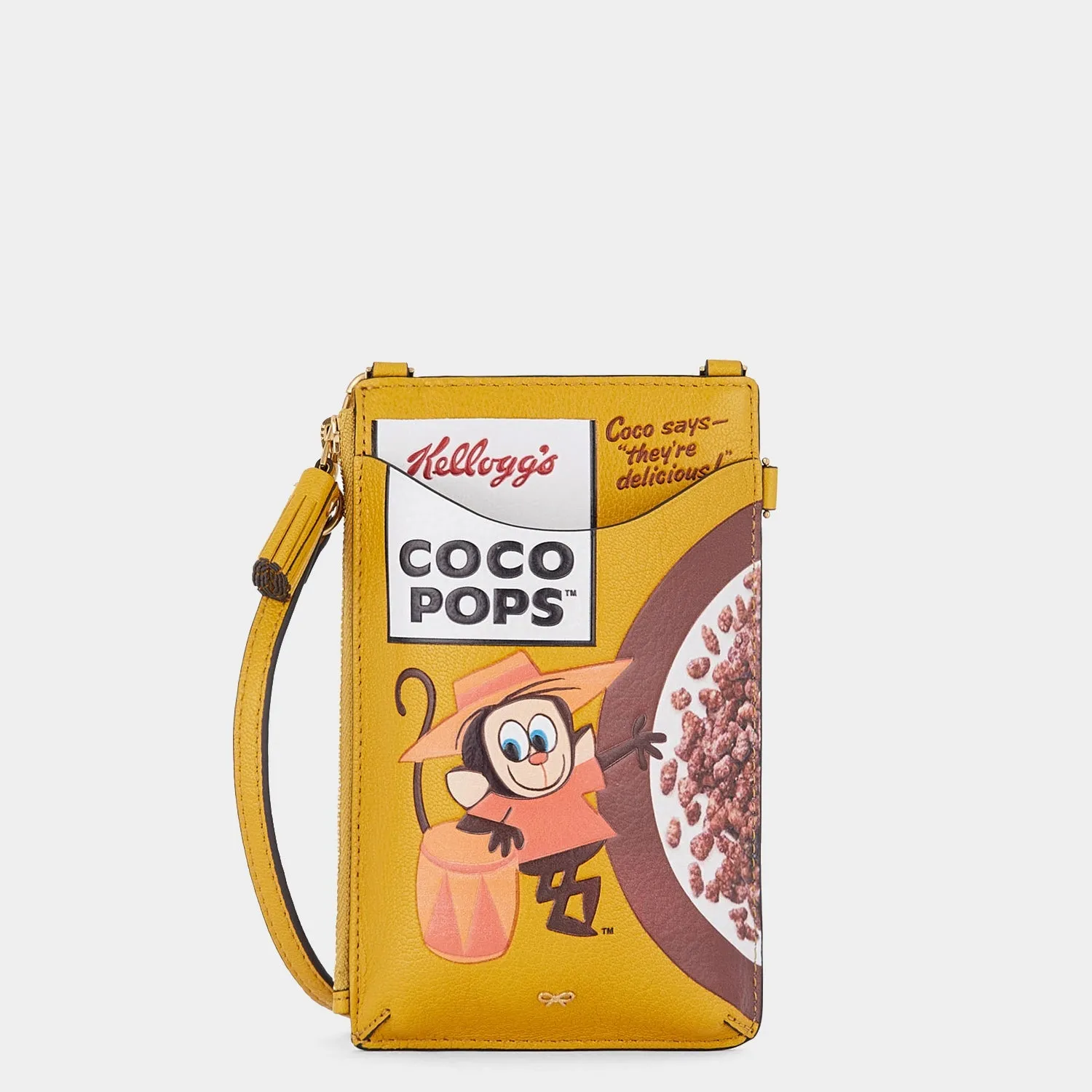 Anya Brands Coco Pops Zip Phone Pouch on Strap