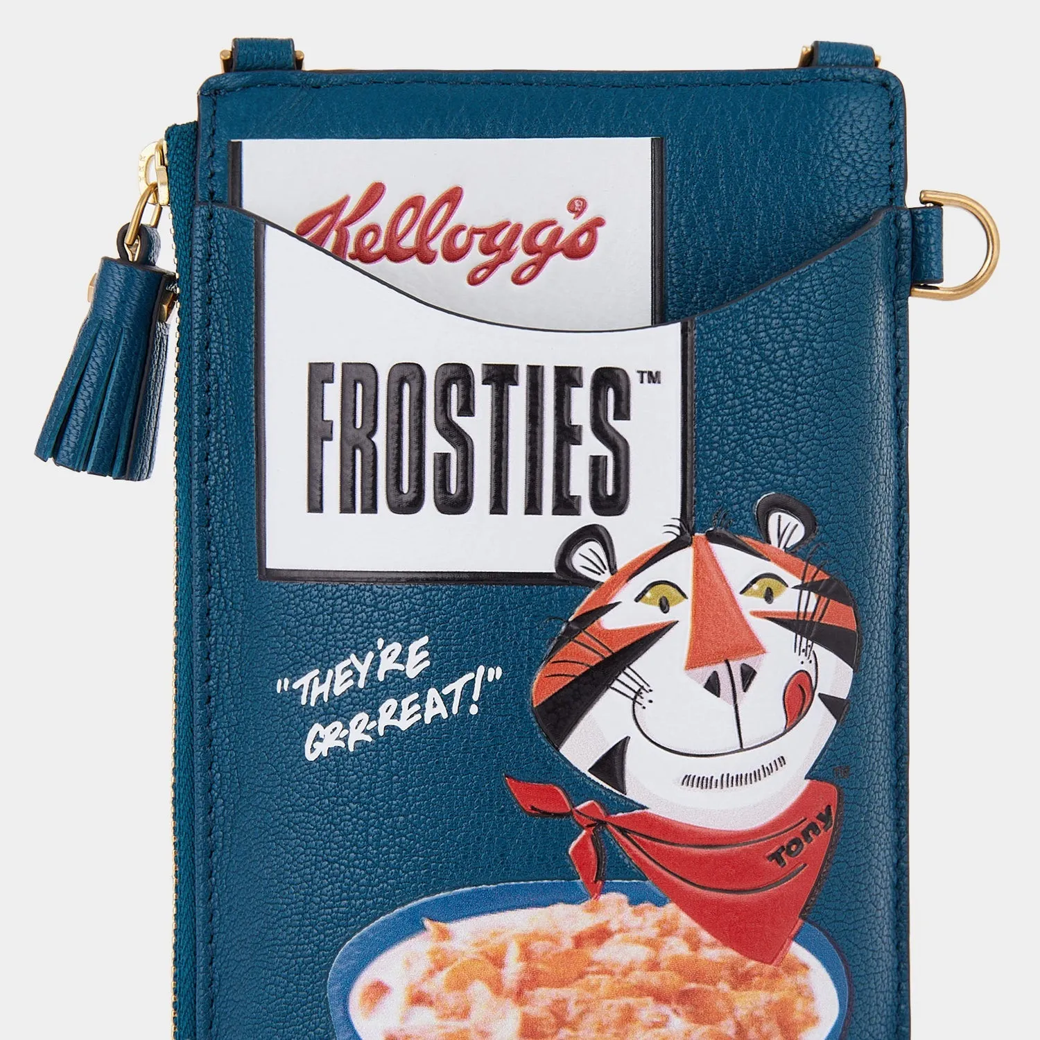 Anya Brands Frosties Zip Phone Pouch on Strap