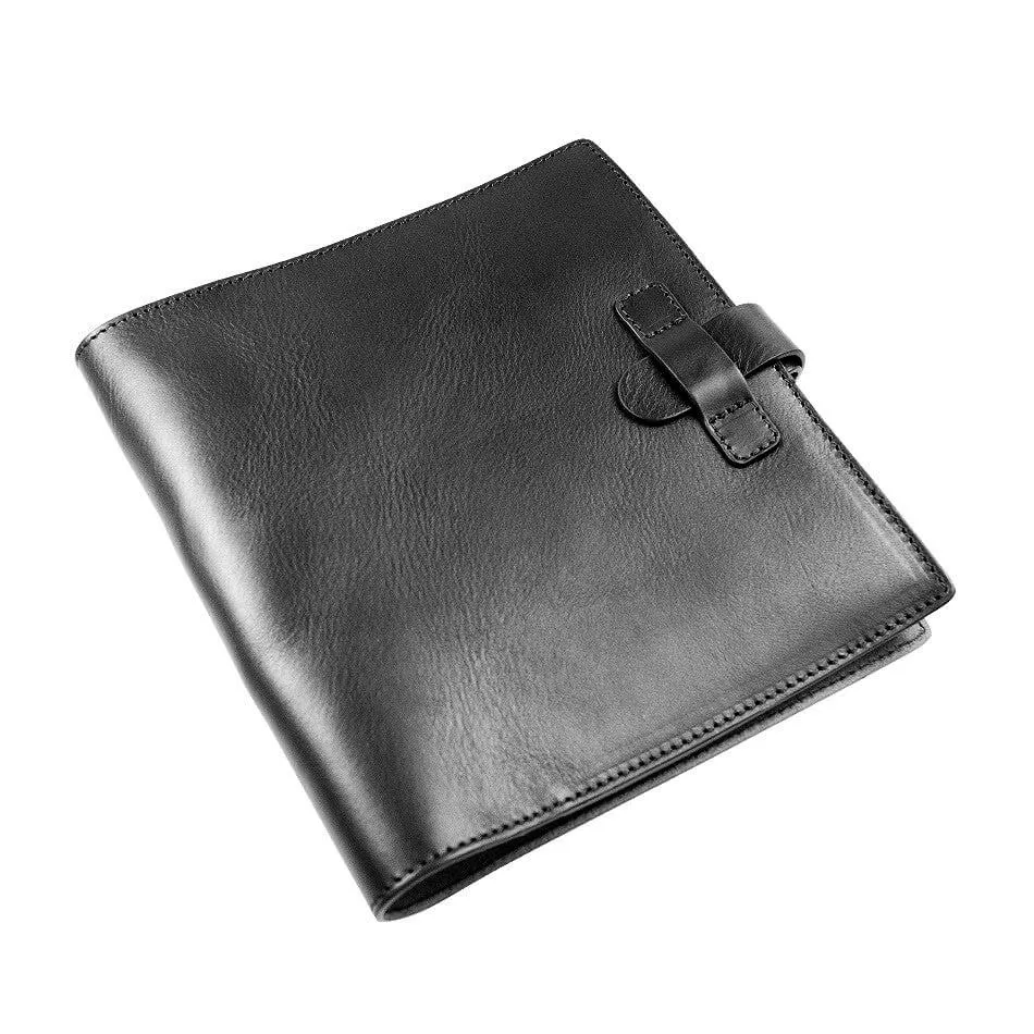 Atoma Pur Leather Folder 185 x 210 Black