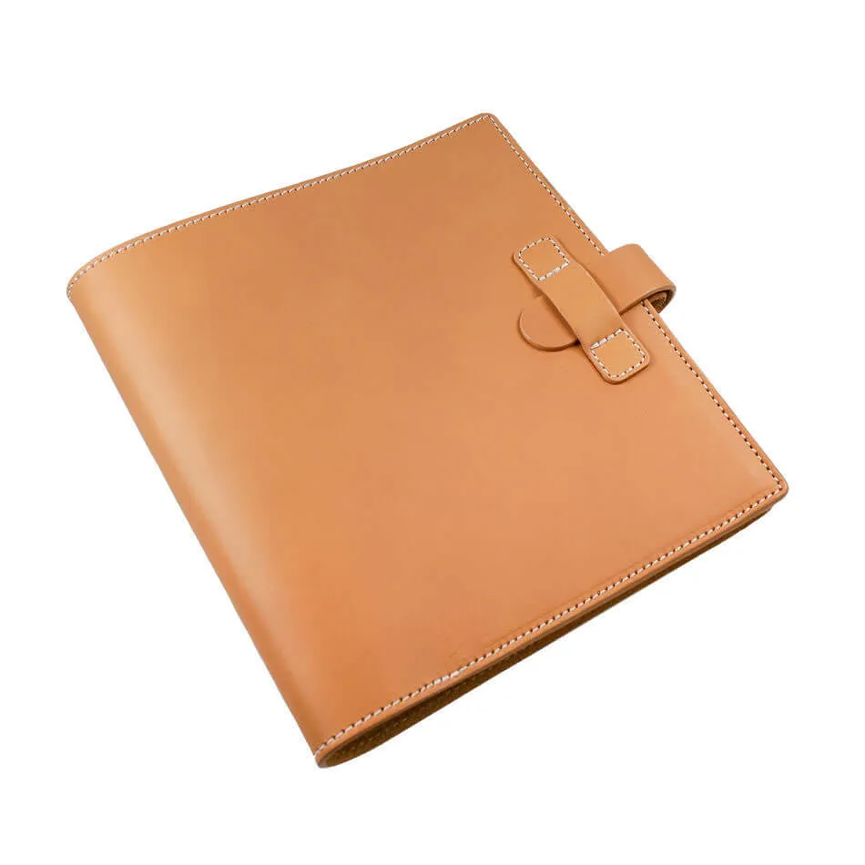 Atoma Pur Leather Folder 185 x 210 Natural