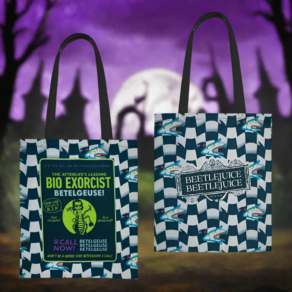 Beetlejuice Tote Bag Call Beetlejuice