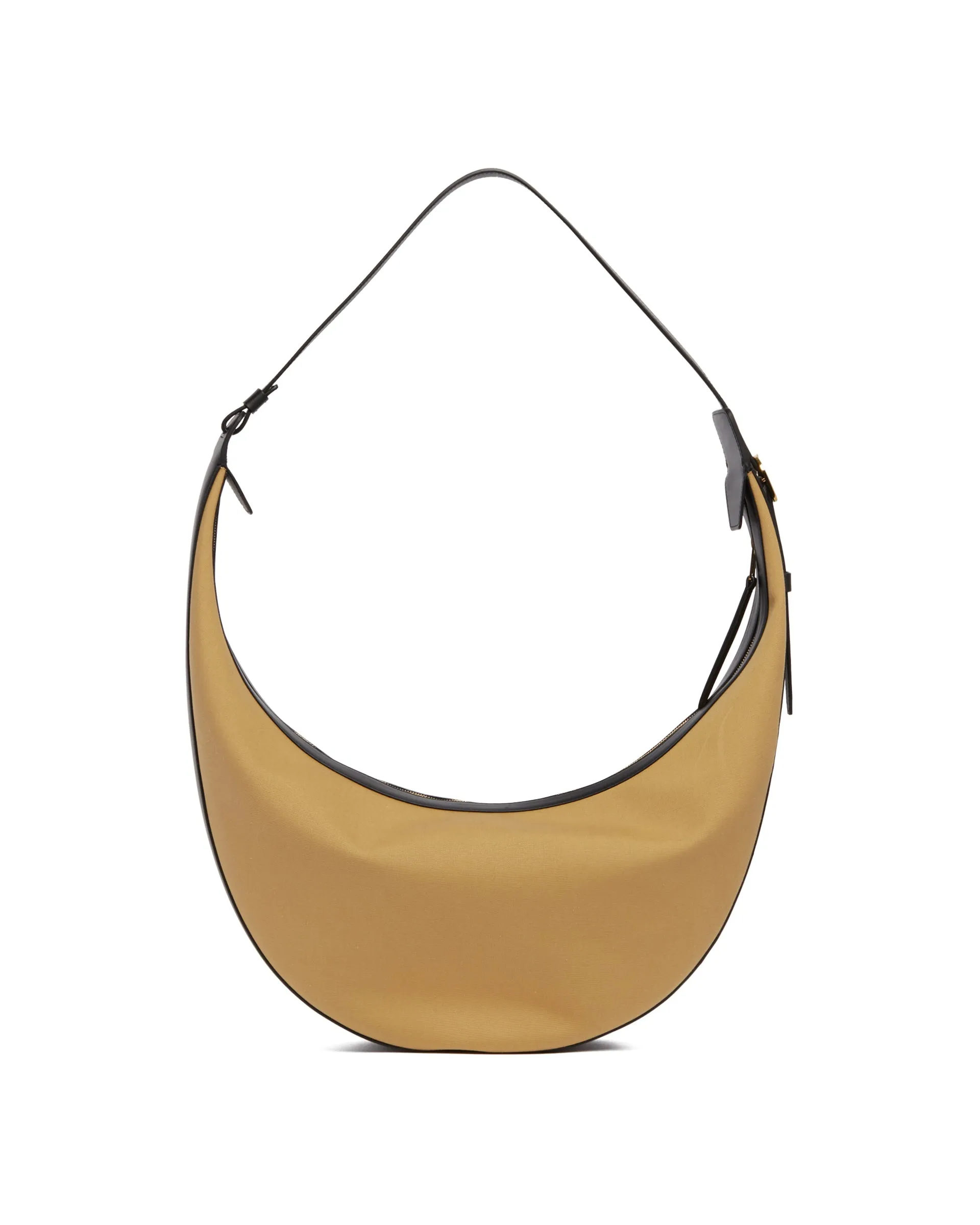 Beige And Black The Augustina Hobo Bag