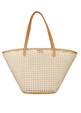 Bembien Lou Tote in Caramel Rattan