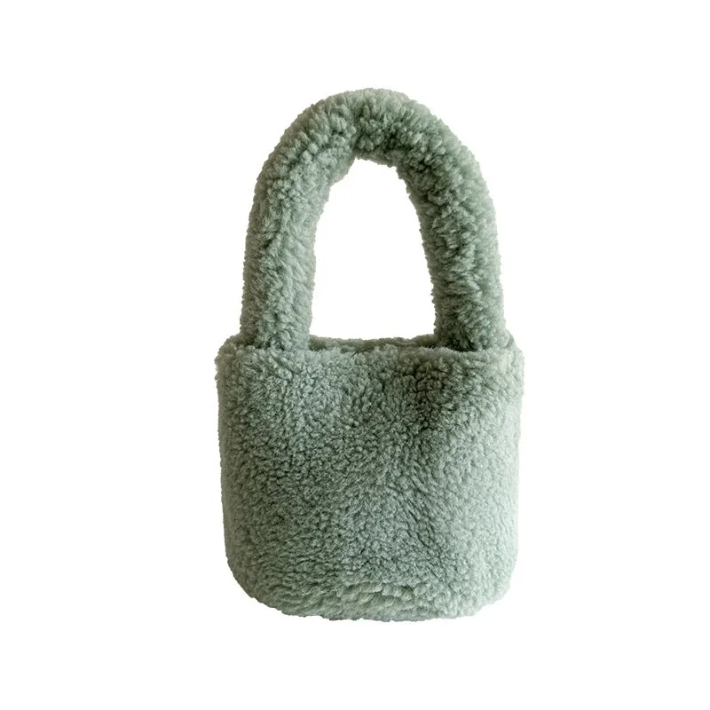 BerriesJam - 2024 Wool Handheld Bucket Lamb Bag