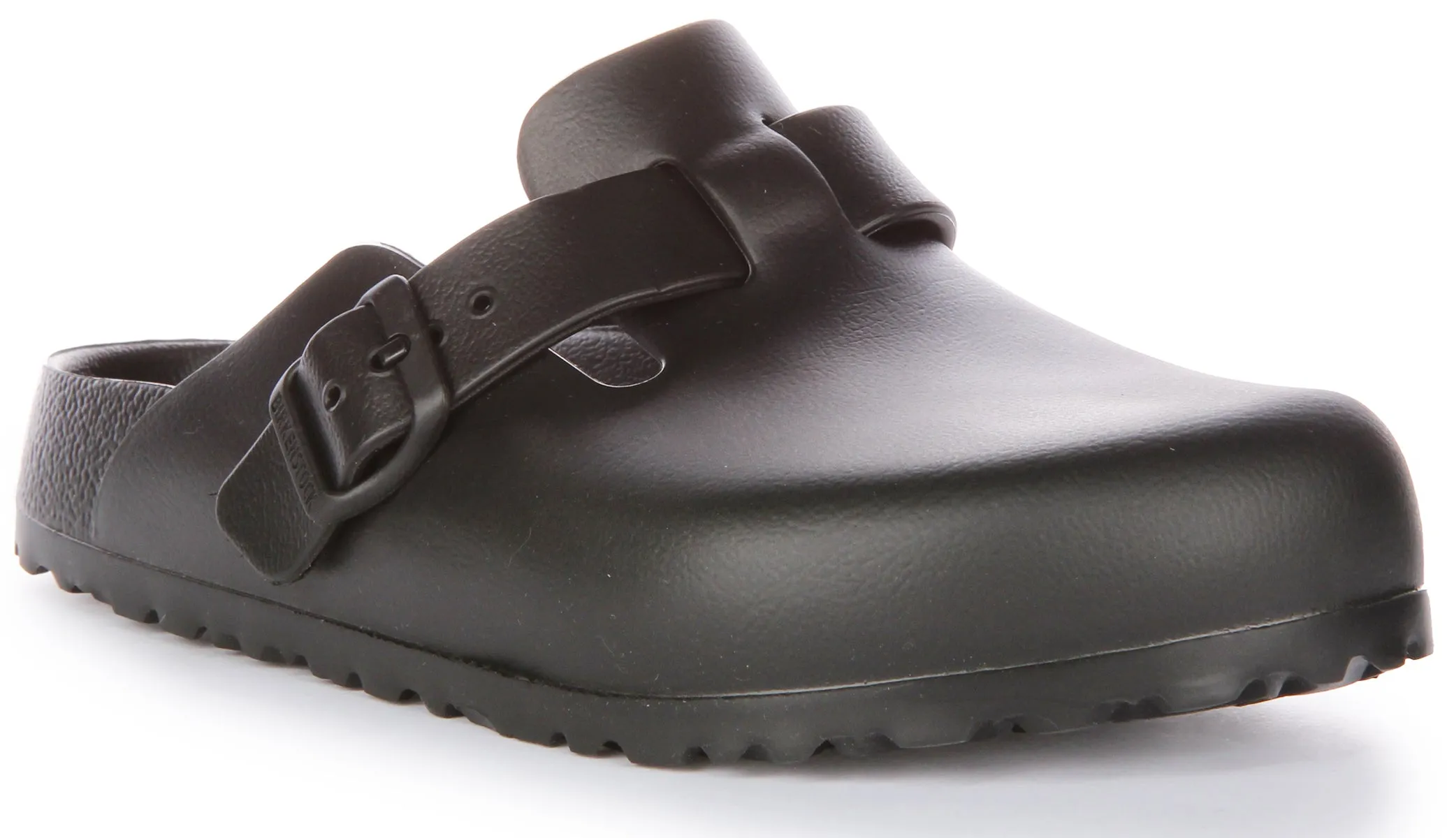 Birkenstock Boston Essentia In Black For Women | Narrow Fit