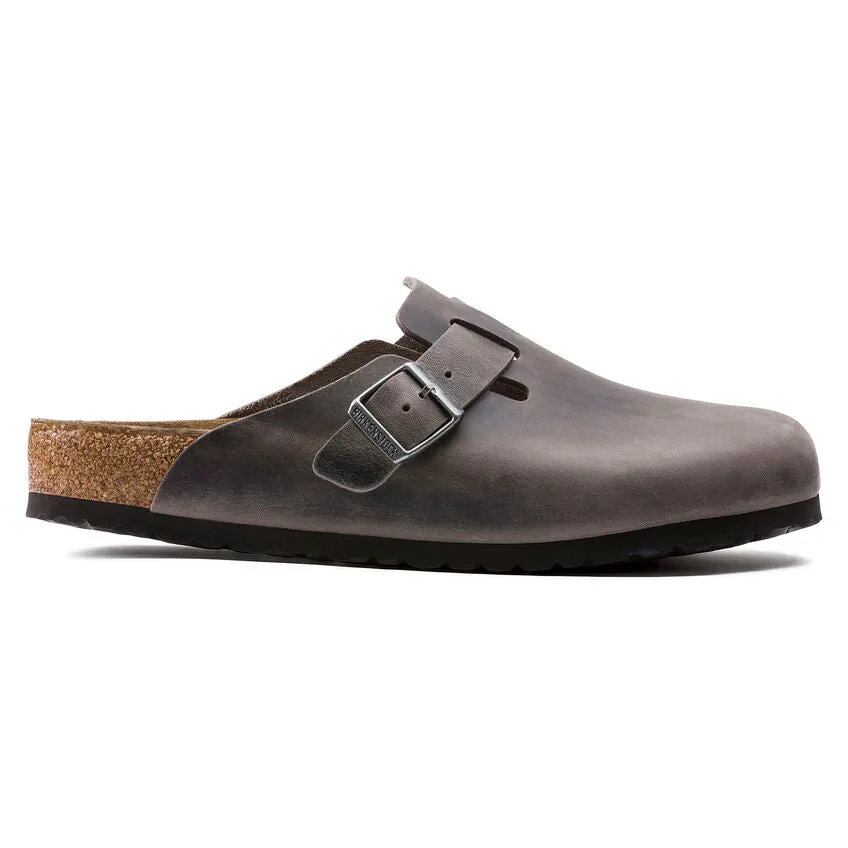 Birkenstock Boston Soft Footbed Iron