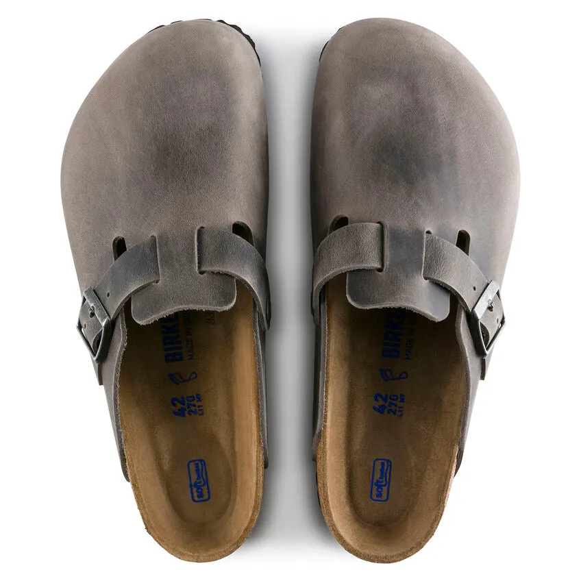 Birkenstock Boston Soft Footbed Iron