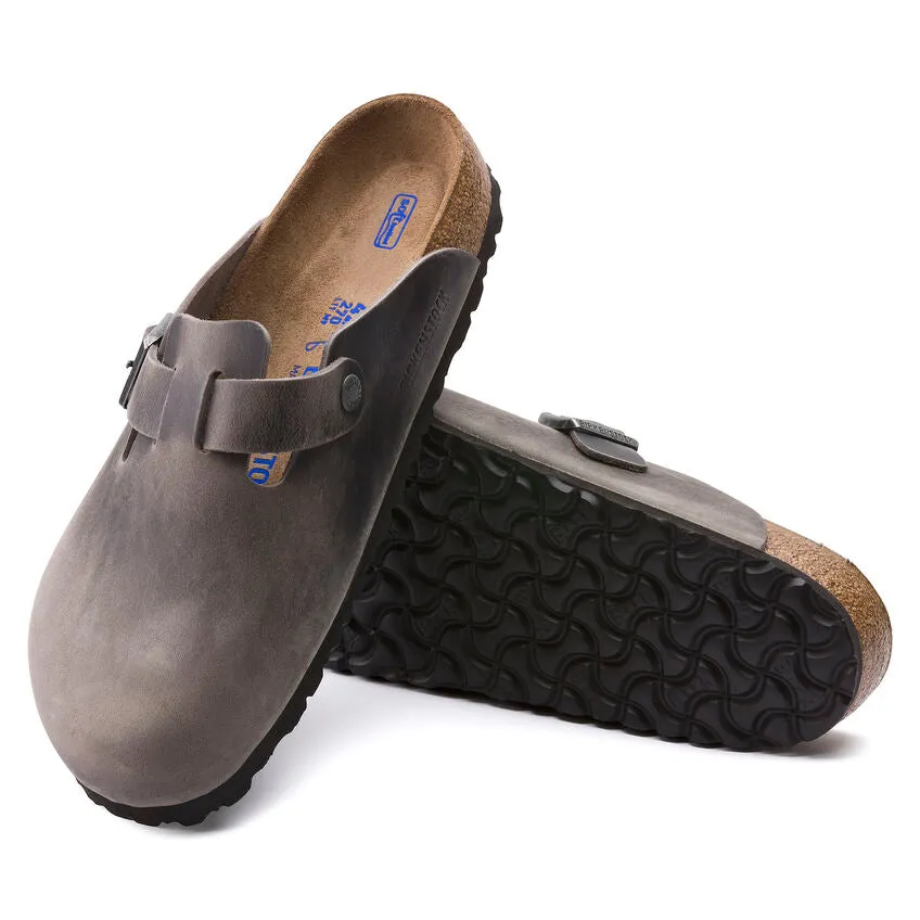 Birkenstock Boston Soft Footbed Iron