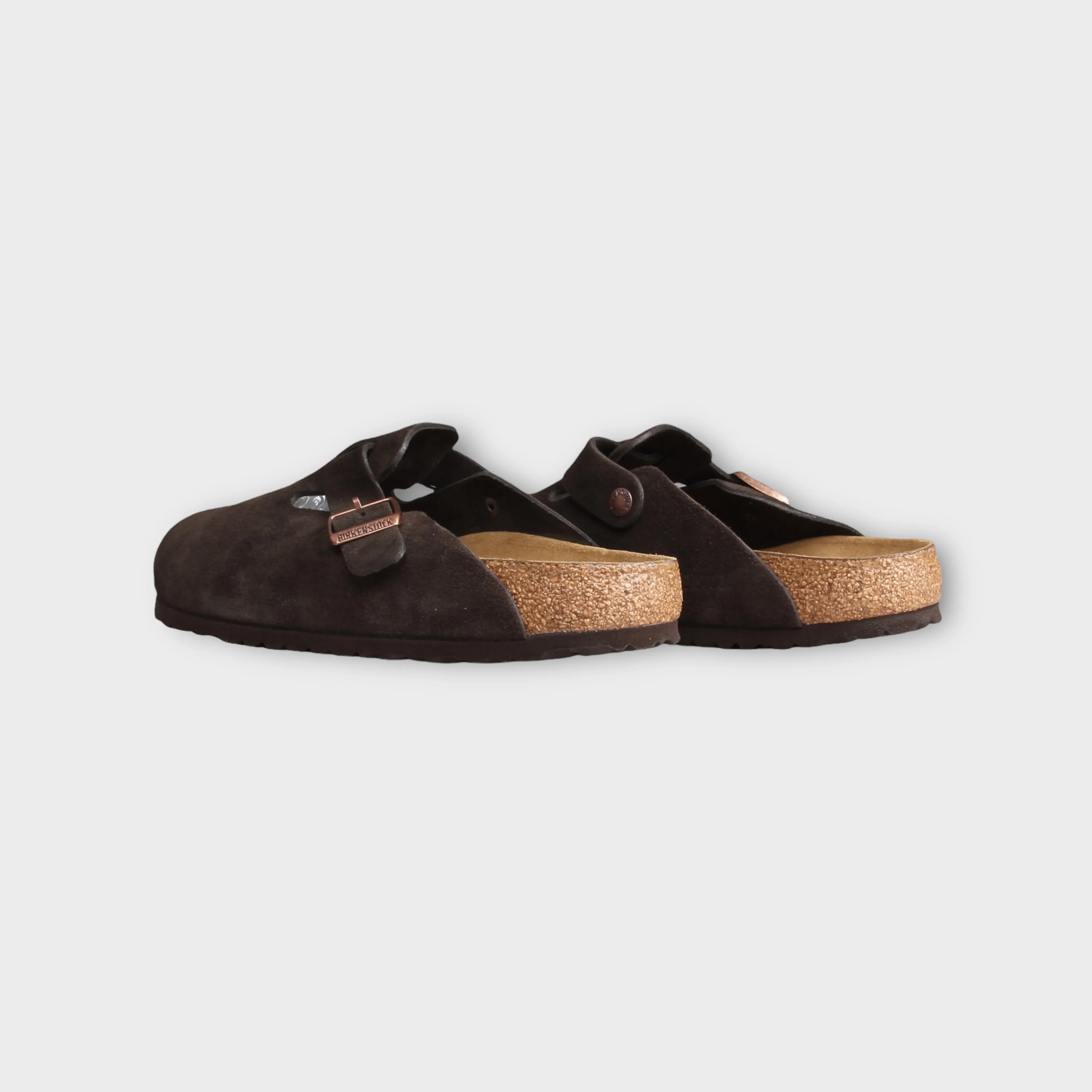 Birkenstock Boston Suede Leather I Mocha