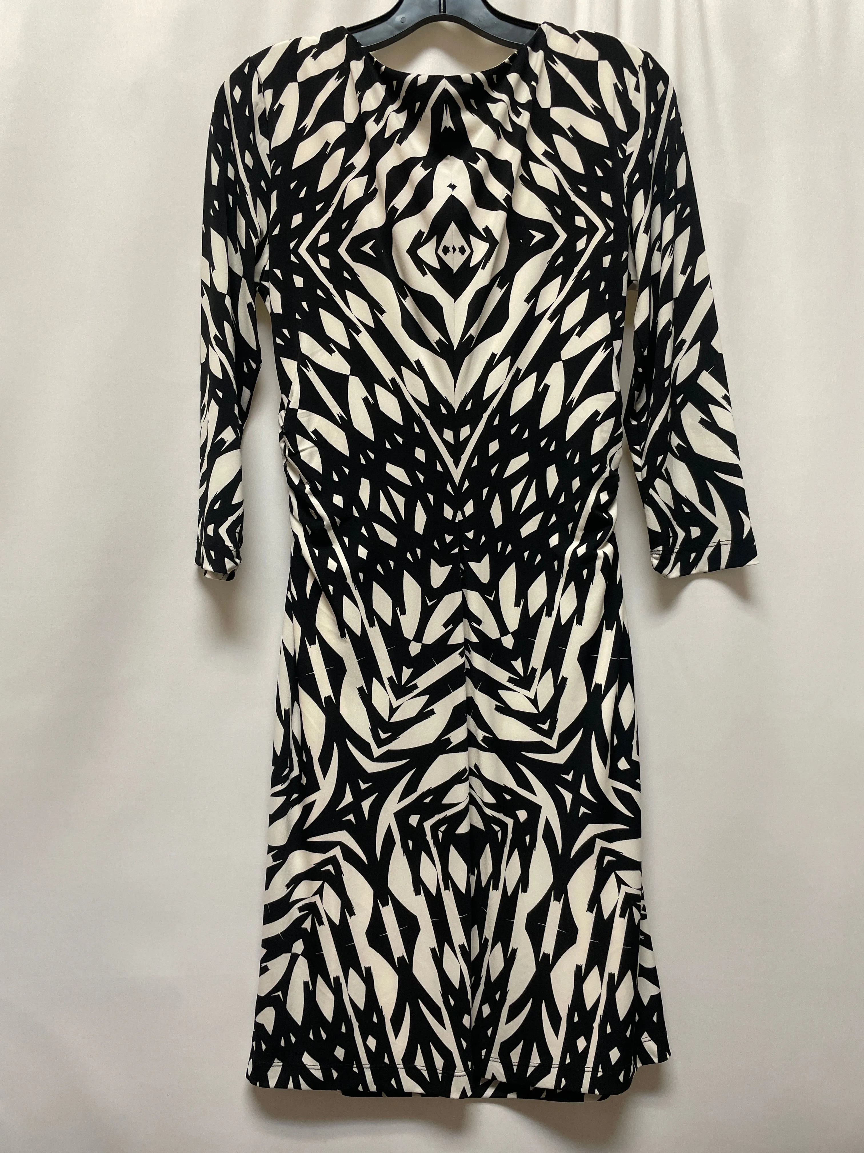 Black & White Dress Casual Maxi Boston Proper, Size M