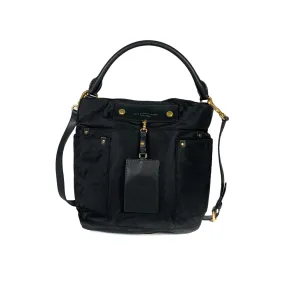 Black Nylon Satchel