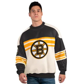 Boston Bruins Starter NHL Defense Crew Neck Sweater