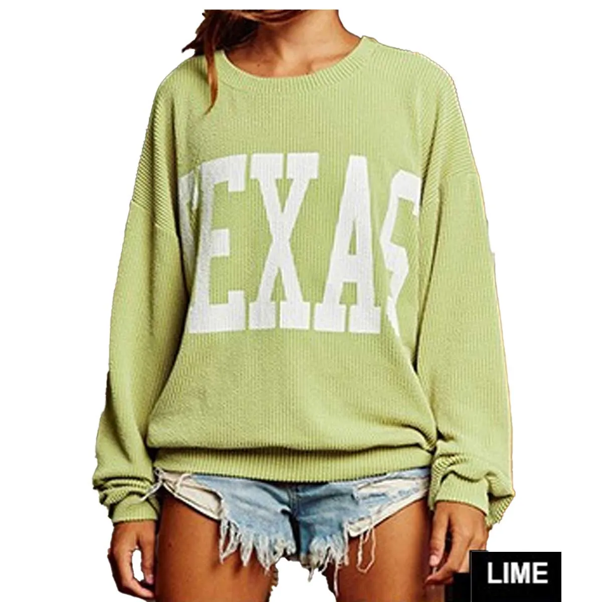 Bucket List Women's Texas Comfy Graphic Sweatshirt