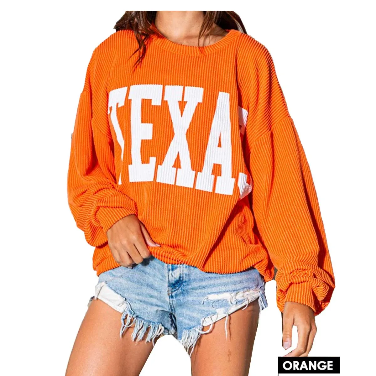 Bucket List Women's Texas Comfy Graphic Sweatshirt