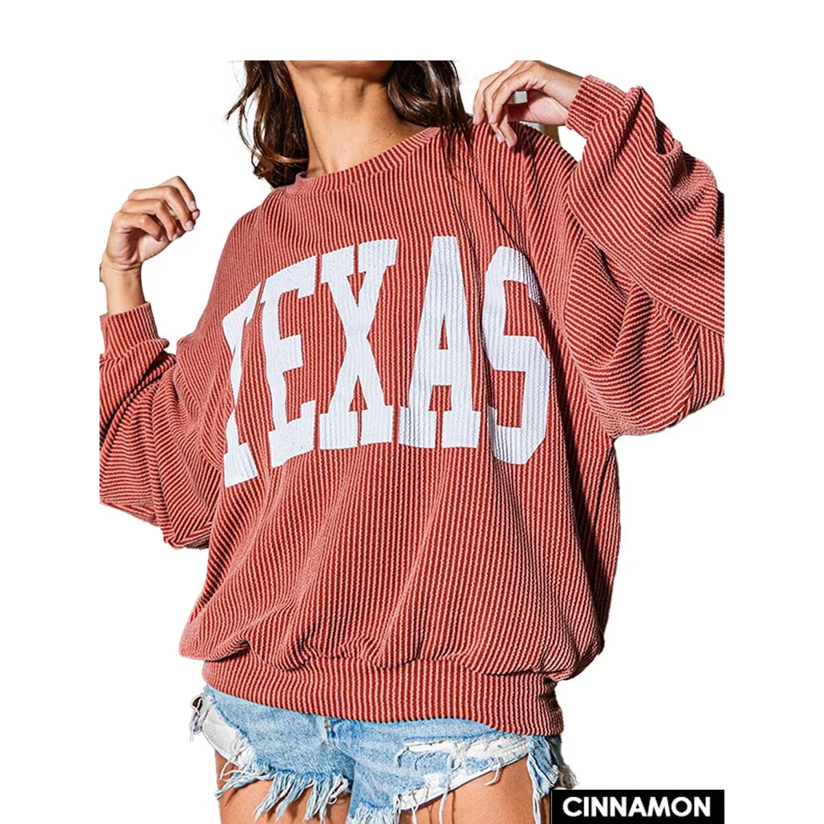 Bucket List Women's Texas Comfy Graphic Sweatshirt