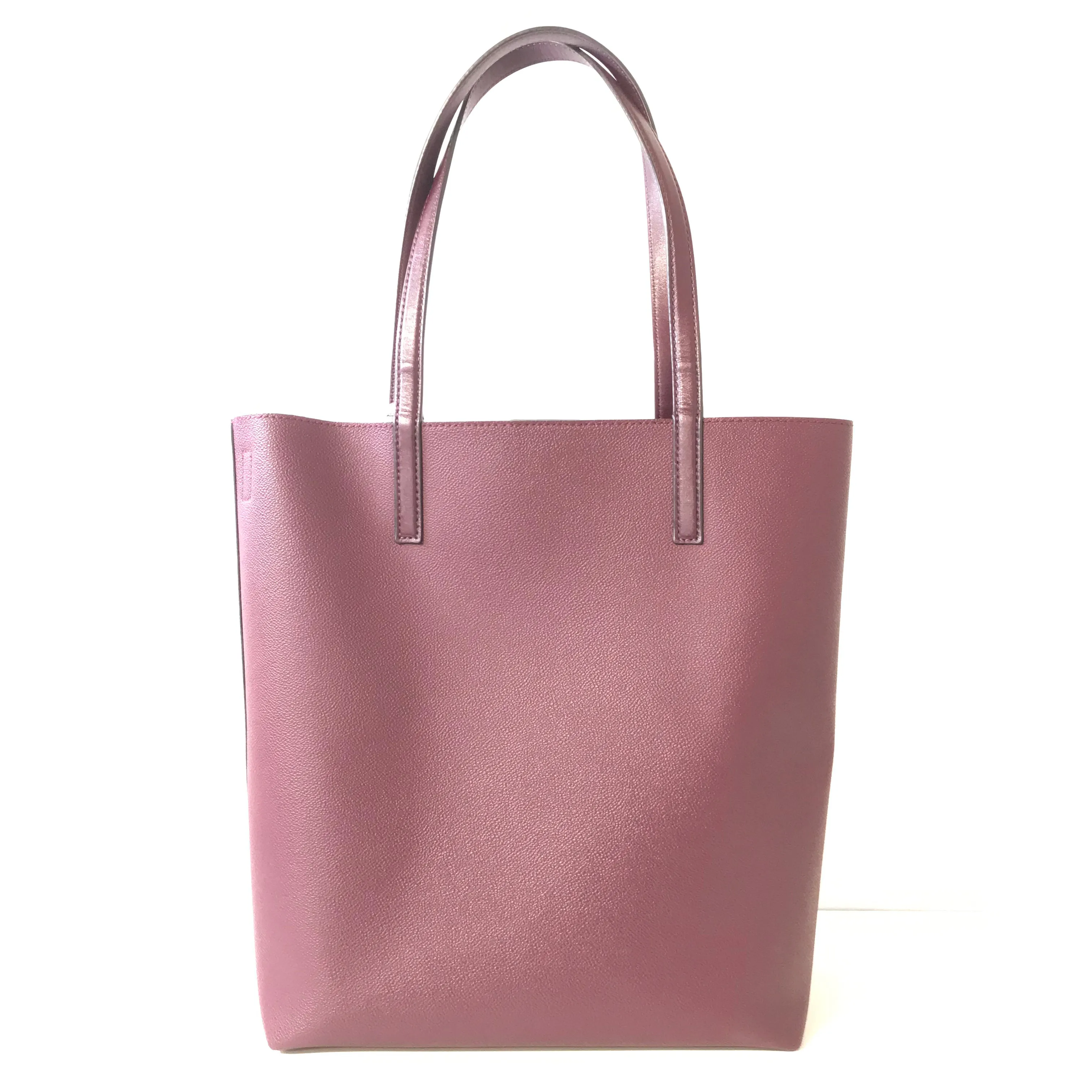 Burgundy Tote with Pouch