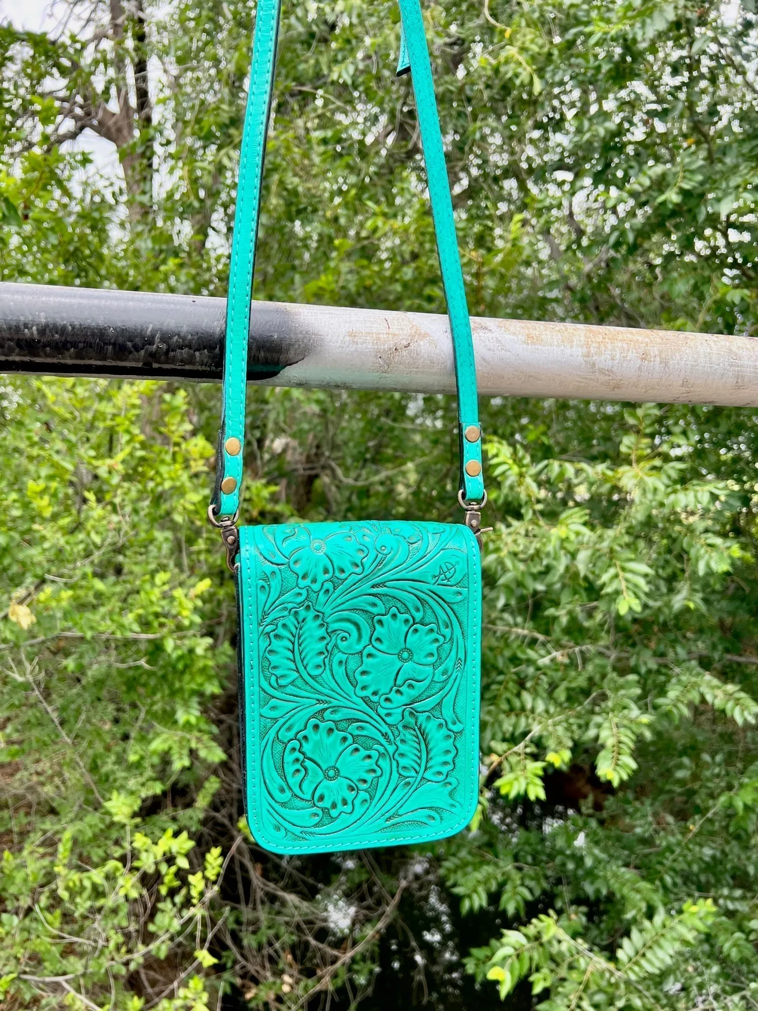 Calling Me Turquoise Darling Messenger Bag