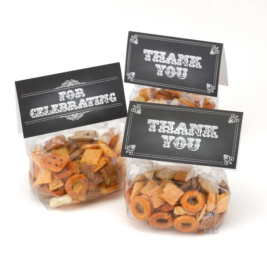 Chalkboard Style Candy Wedding Favor Bags (Set of 25)