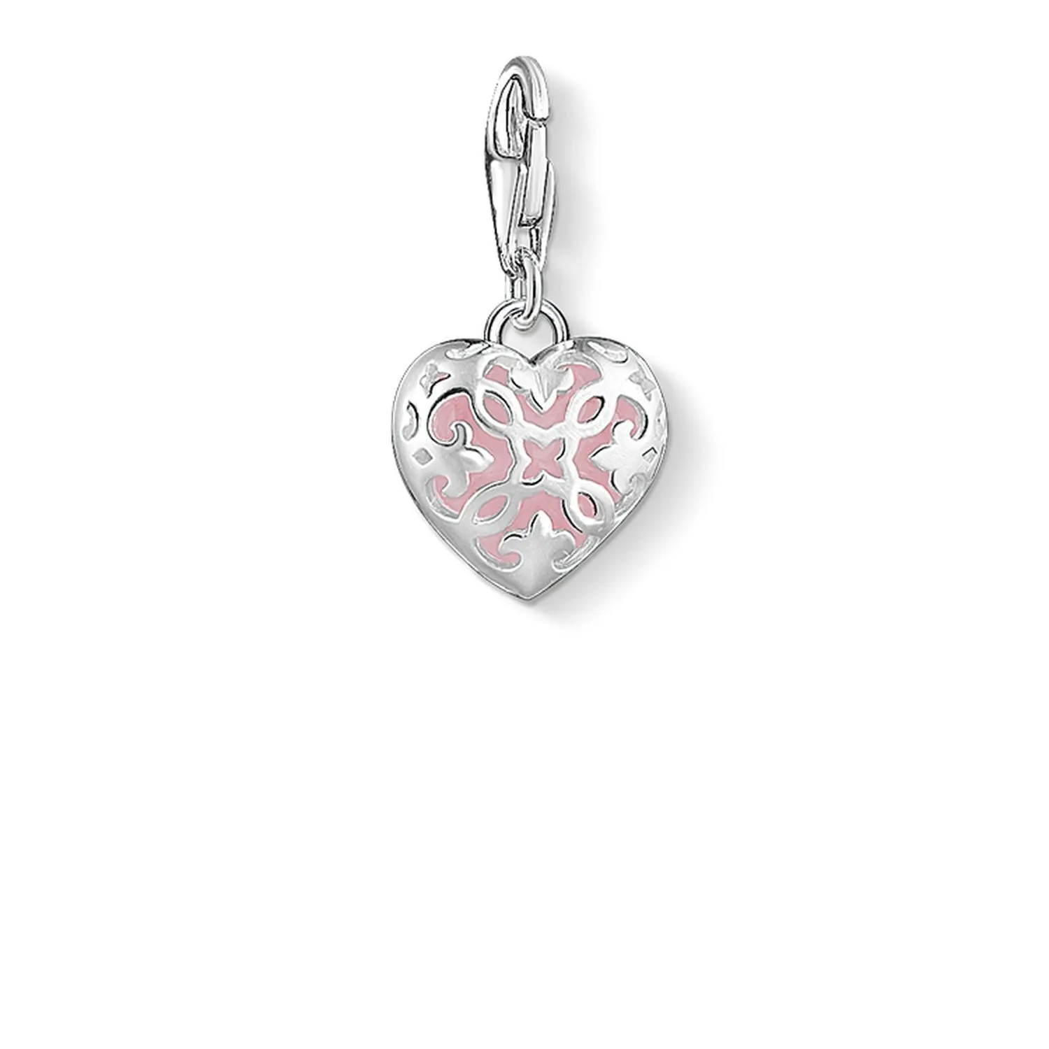 Charm Pendant "Pink Heart"