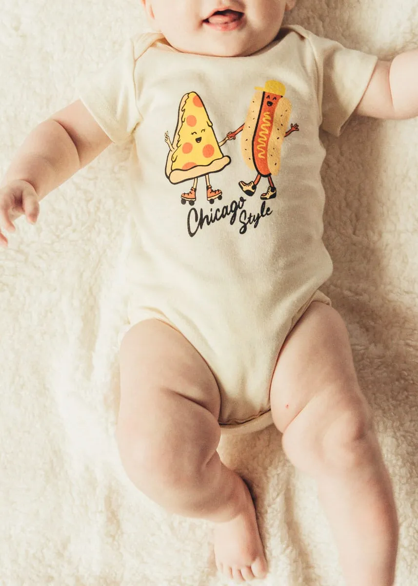 Chicago Style Onesie - Natural