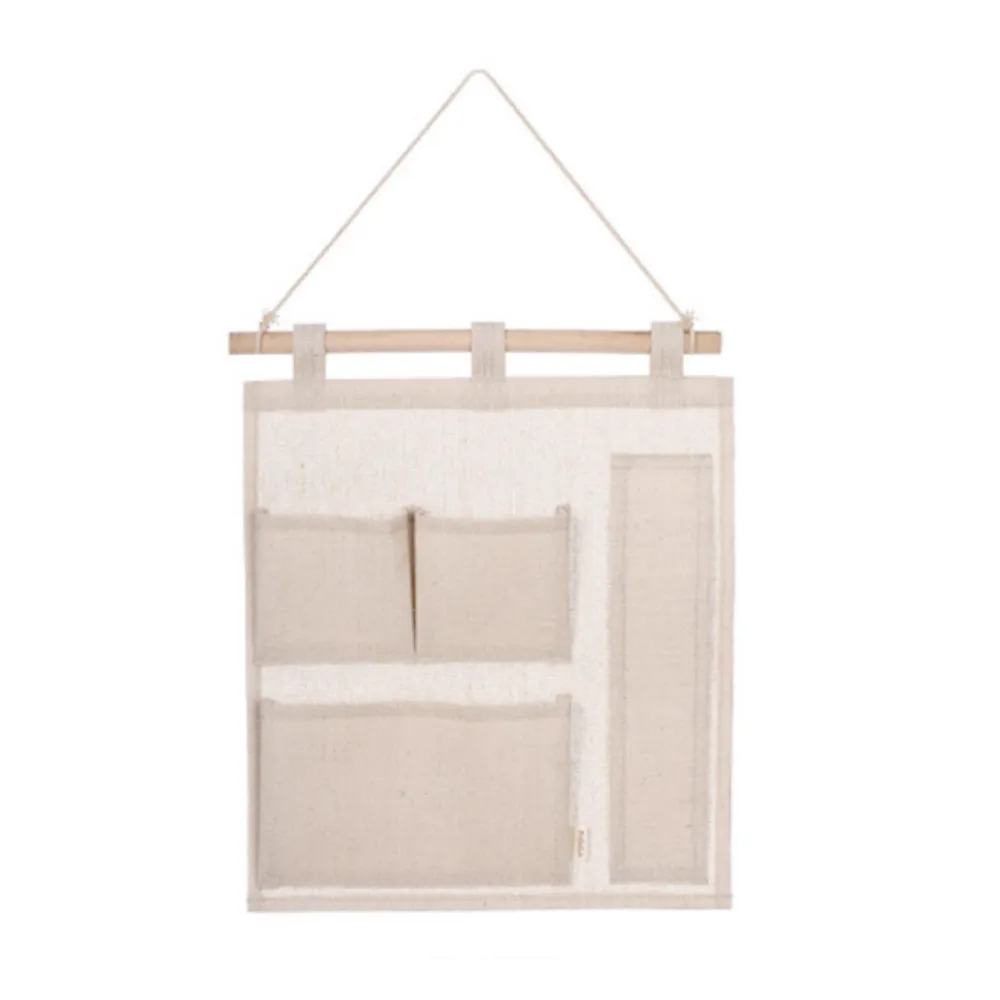 Cream Hanging Storage Bag