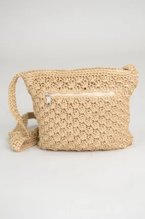 Crochet Bag, Tan