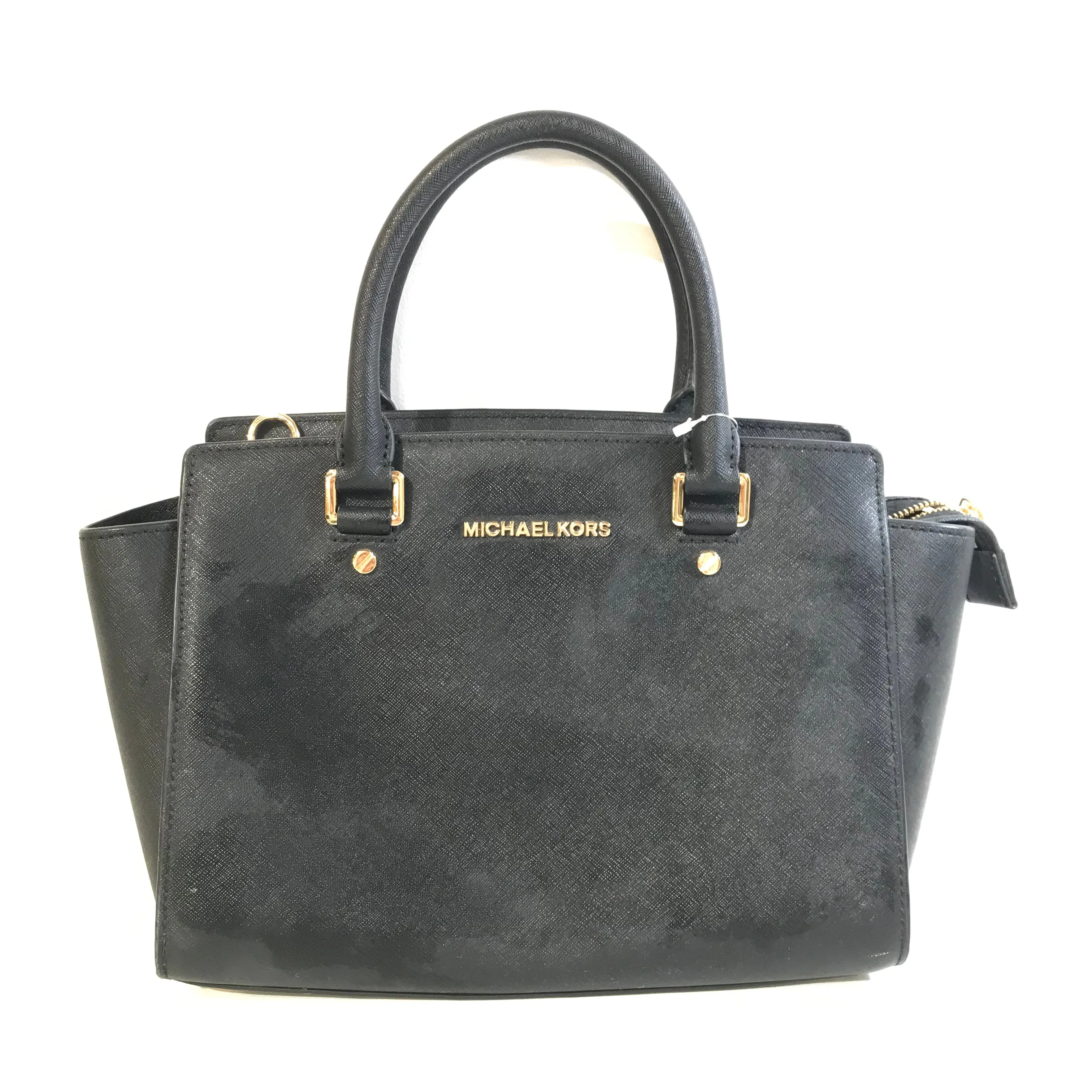 Crossgrain Black Satchel