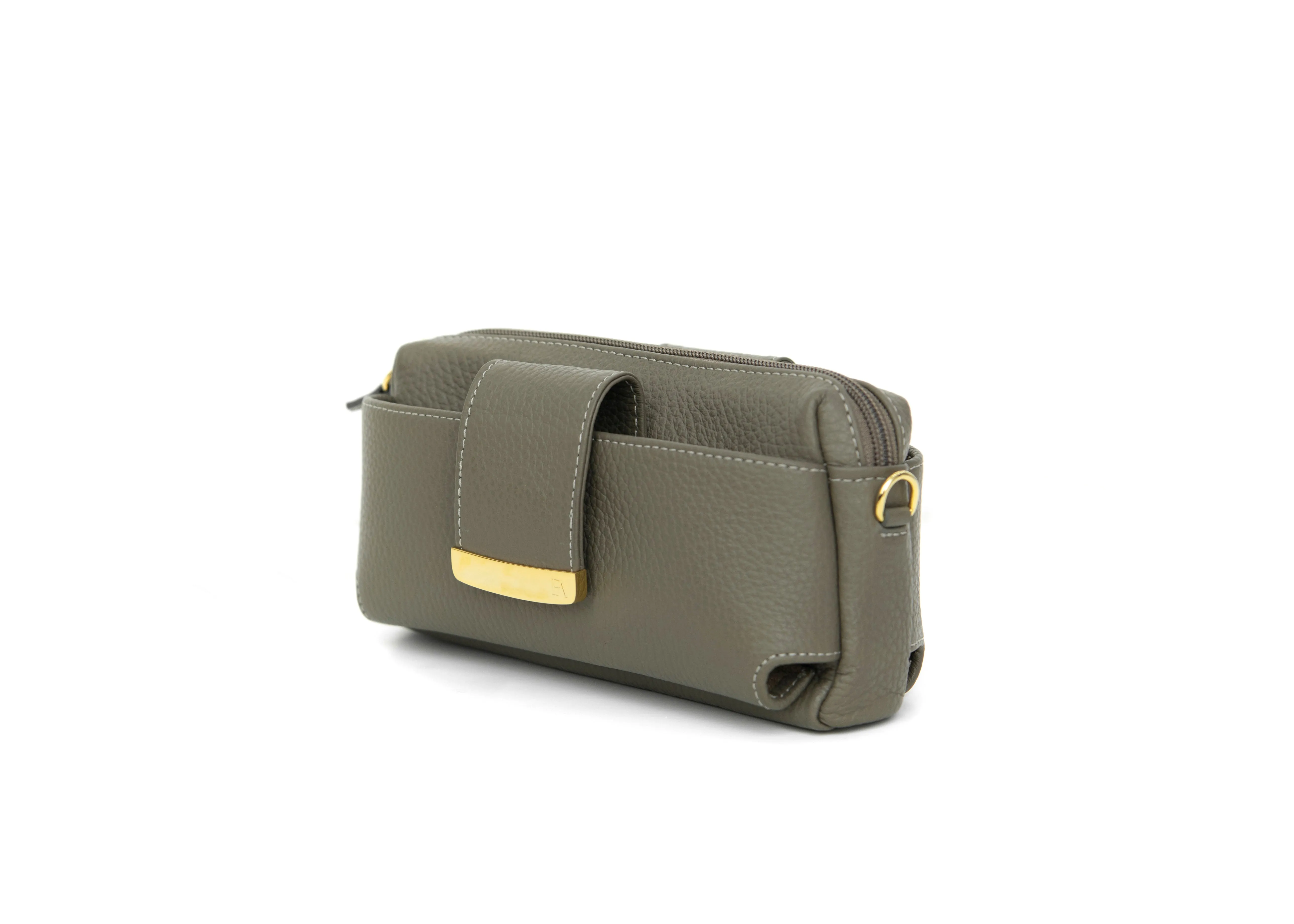 Dark Taupe Gigi Pouchette