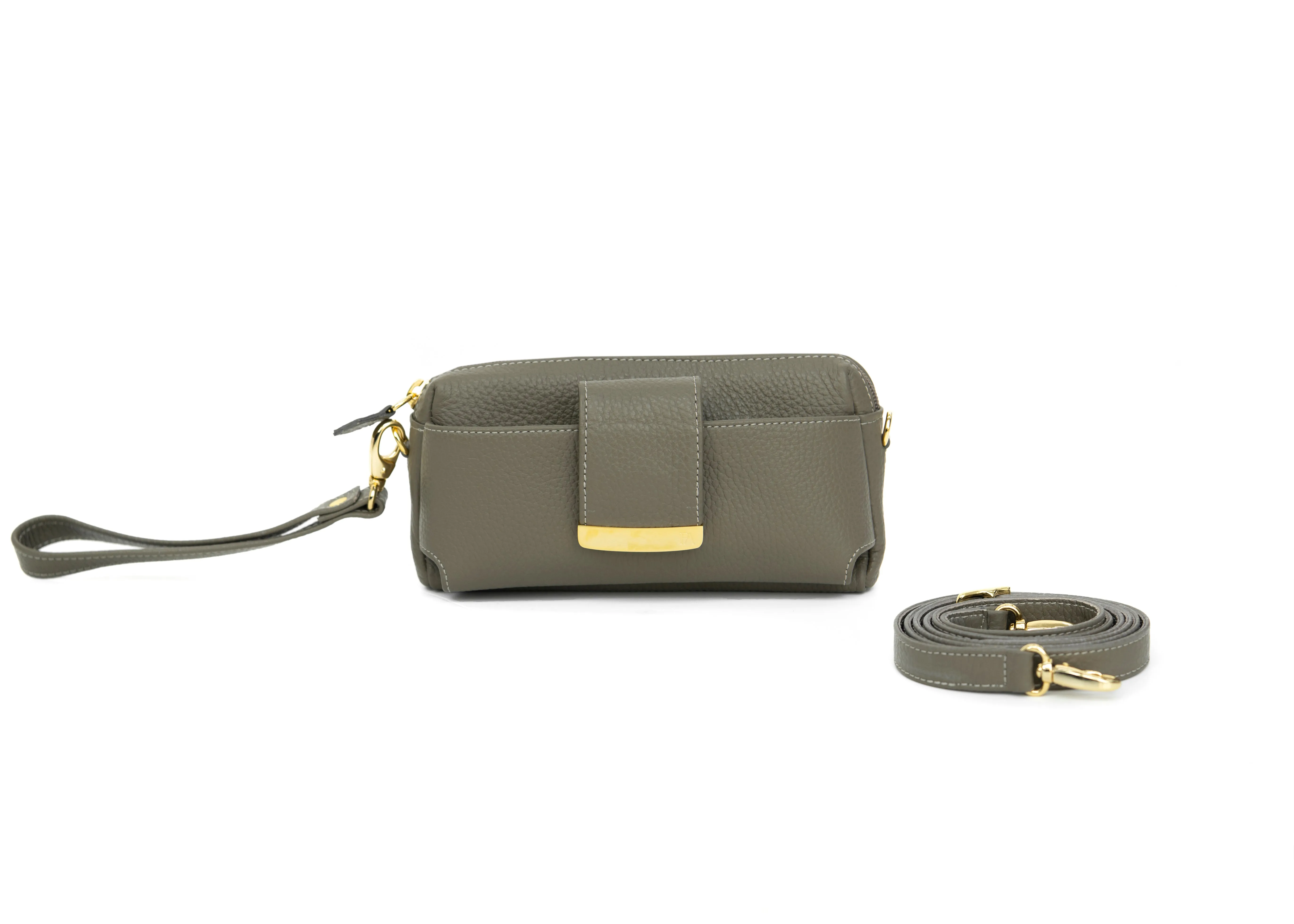 Dark Taupe Gigi Pouchette