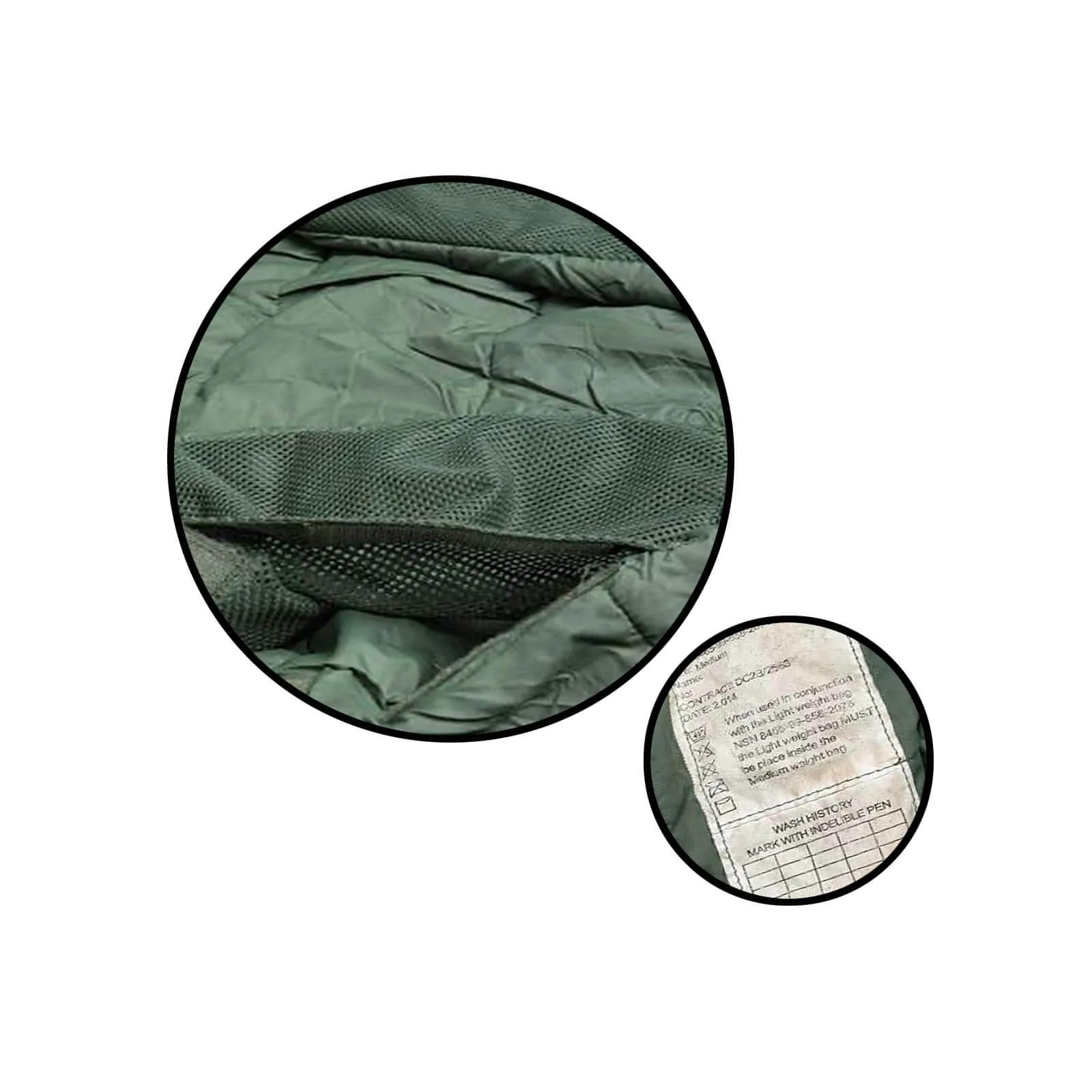 DISTRESSED British Army Modular Medium Weight Sleeping Bag