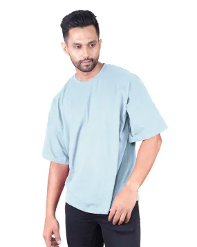 Drop Shoulder Sky Blue