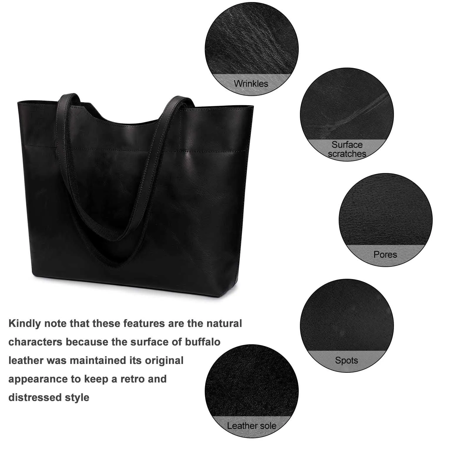 Genuine Leather Tote