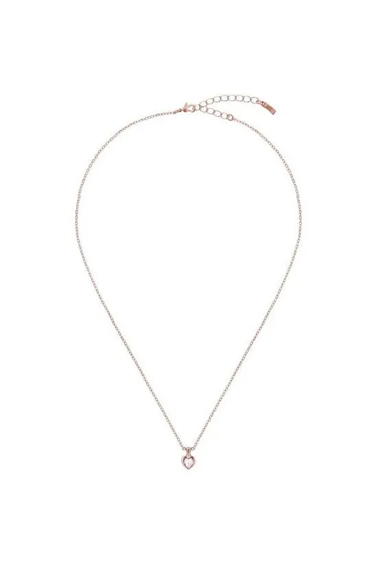 Hannela Crystal Heart Pendant Rose Gold