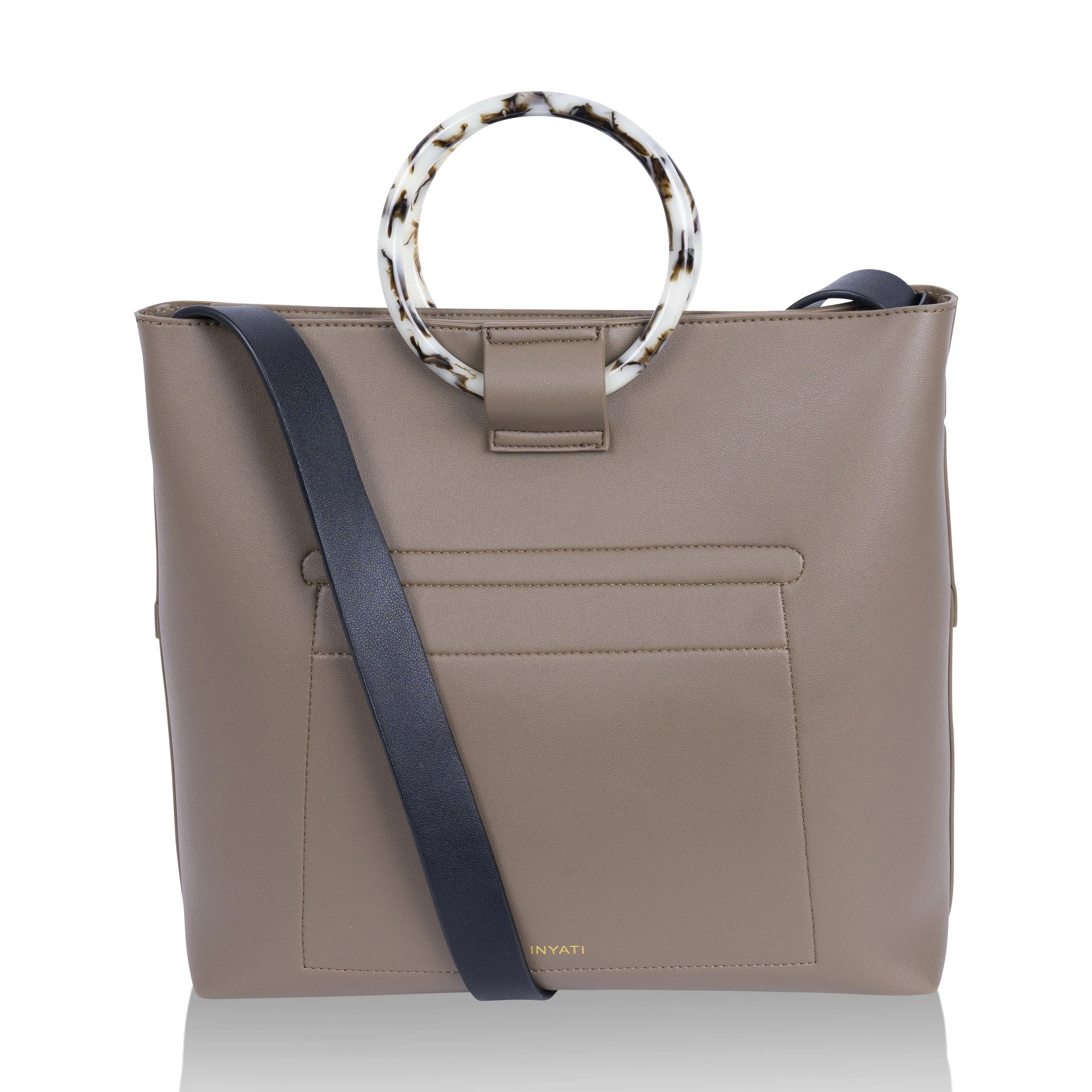 Harriet Khaki Vegan Tote Bag