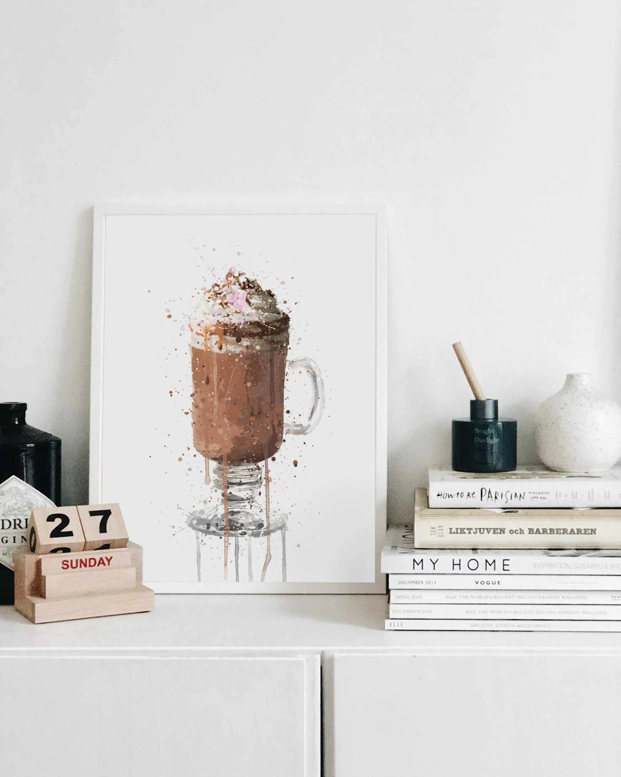 Hot Chocolate Wall Art Print