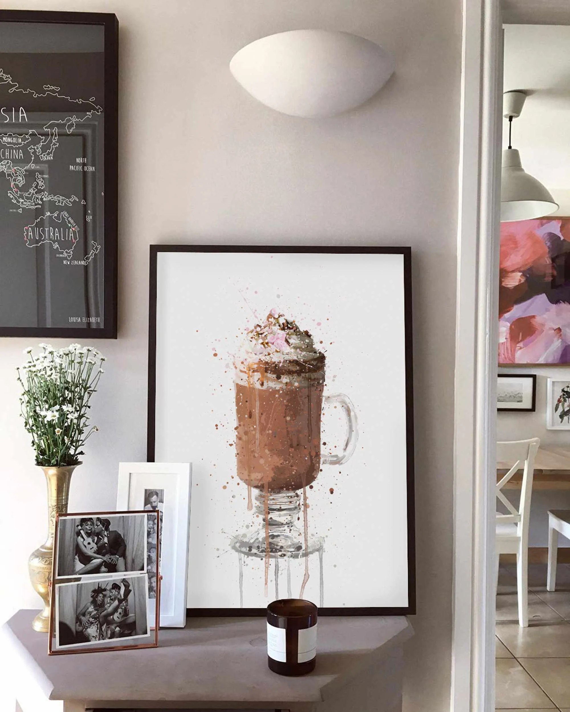 Hot Chocolate Wall Art Print