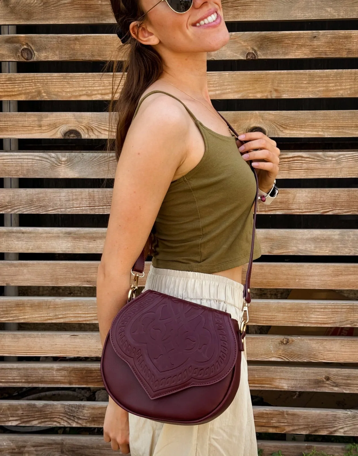 Jali CrossBag Burgundy