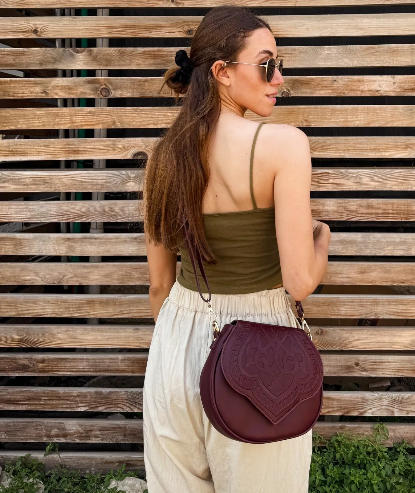 Jali CrossBag Burgundy