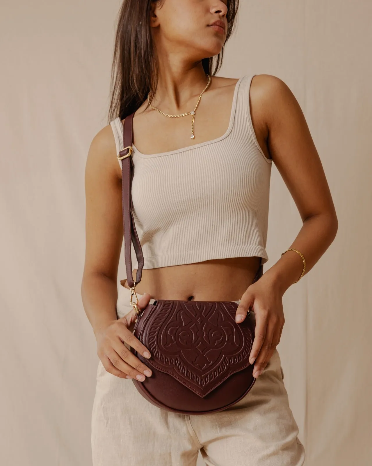 Jali CrossBag Burgundy