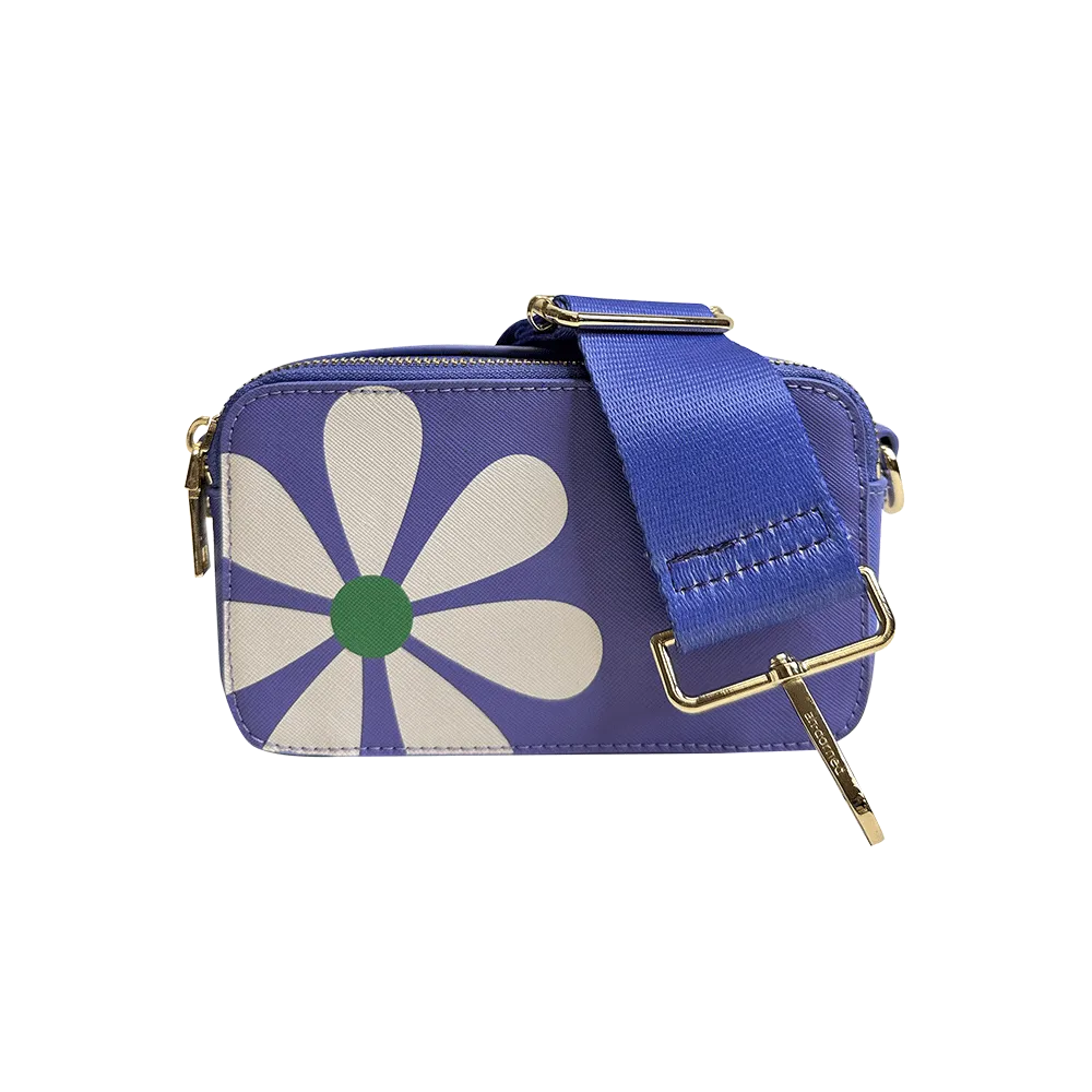 Jamie Flower Camera Bag w/Interchangeable Bag Strap