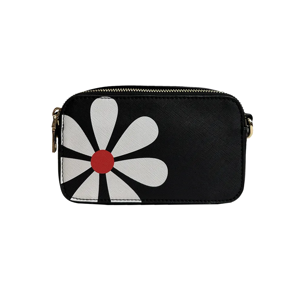 Jamie Flower Camera Bag w/Interchangeable Bag Strap