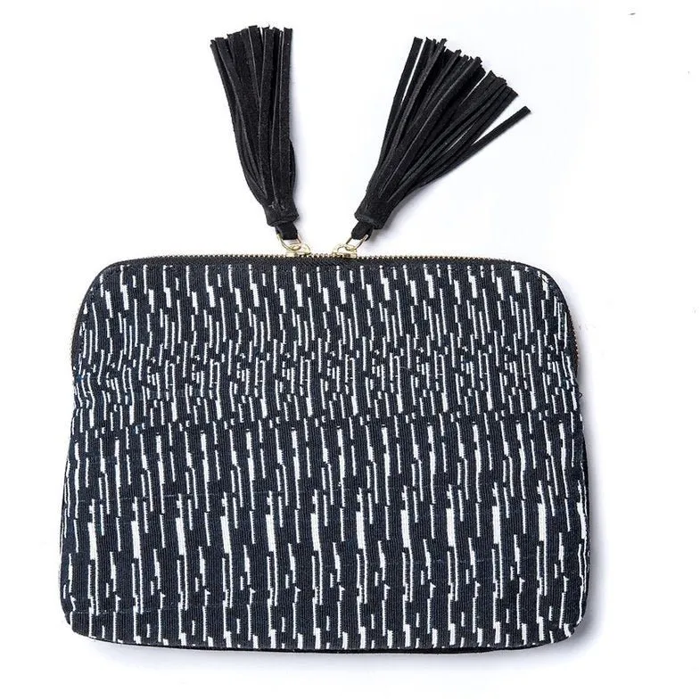 Kavya Clutch in Graphite