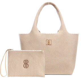 Large - Buckthorn Diamond tote with pouch