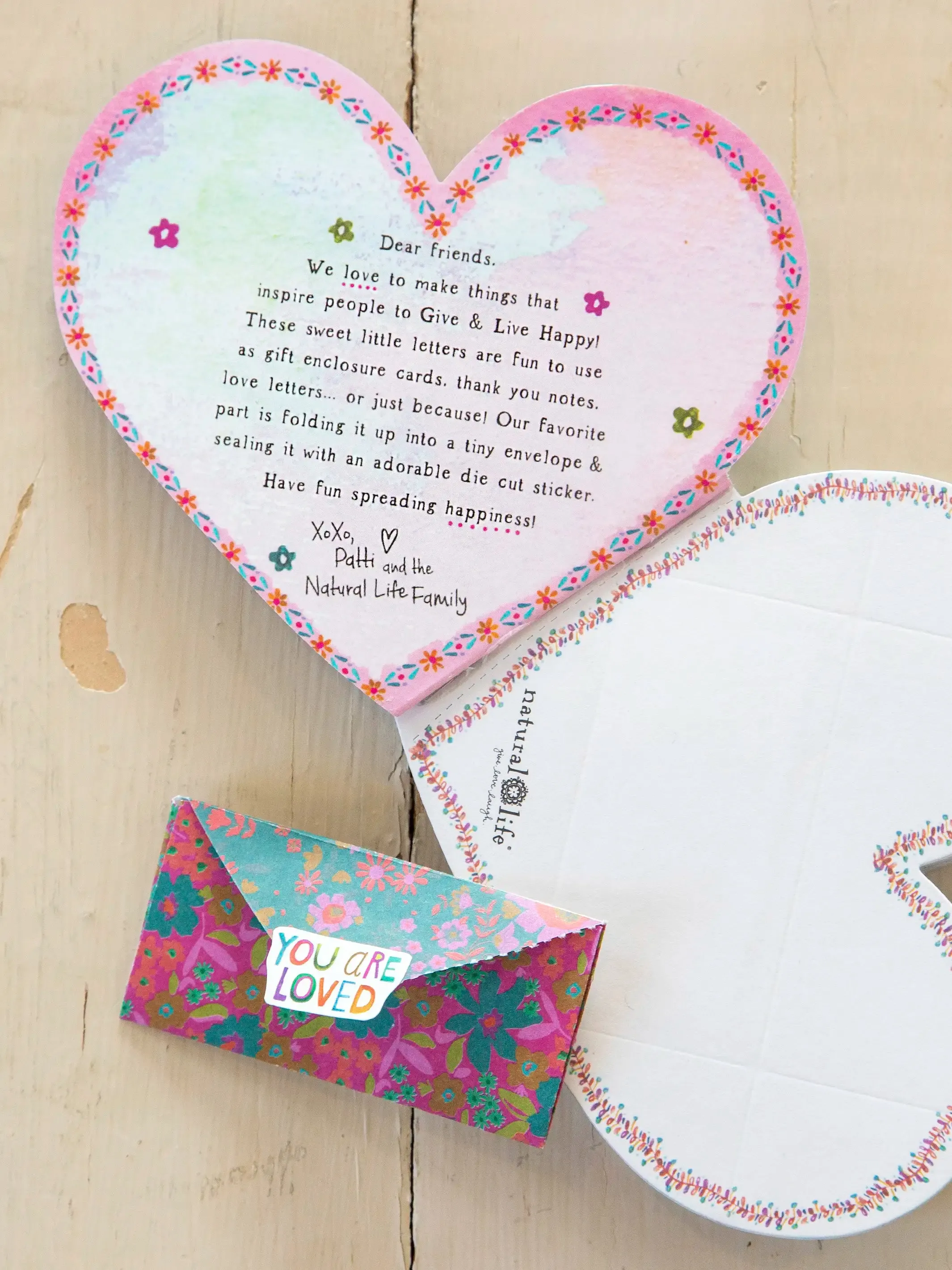 Little Envelope Letters - Blue Heart