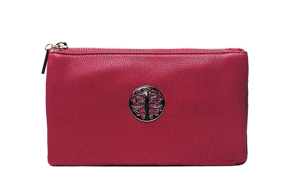 Long & Son Tree of Life Cross Body Clutch Bag