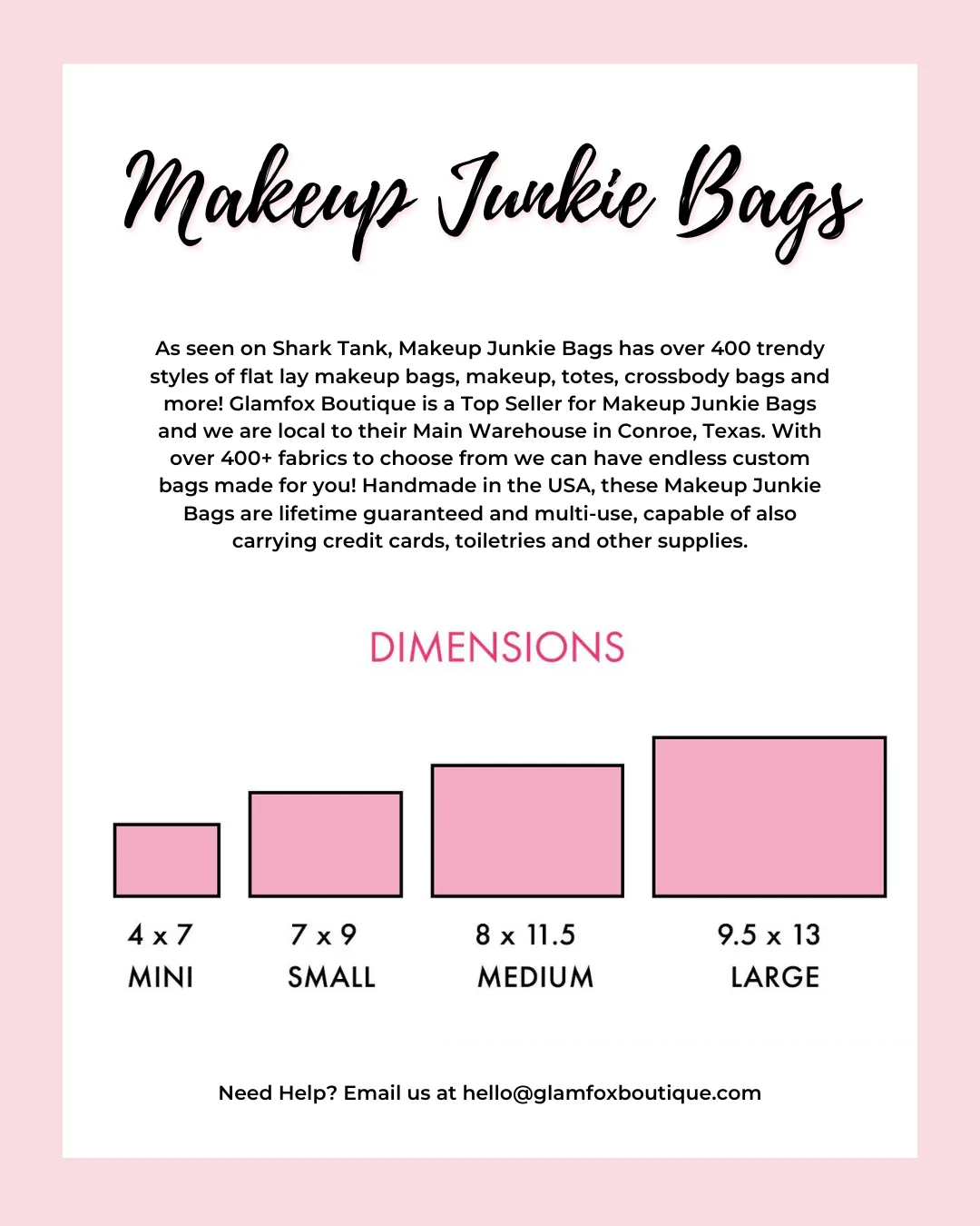 Makeup Junkie Bags - Smooth Grey Flat Lay [Pre-Order]