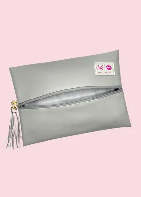 Makeup Junkie Bags - Smooth Grey Flat Lay [Pre-Order]