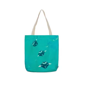 Manta Ray Tote - Aqua