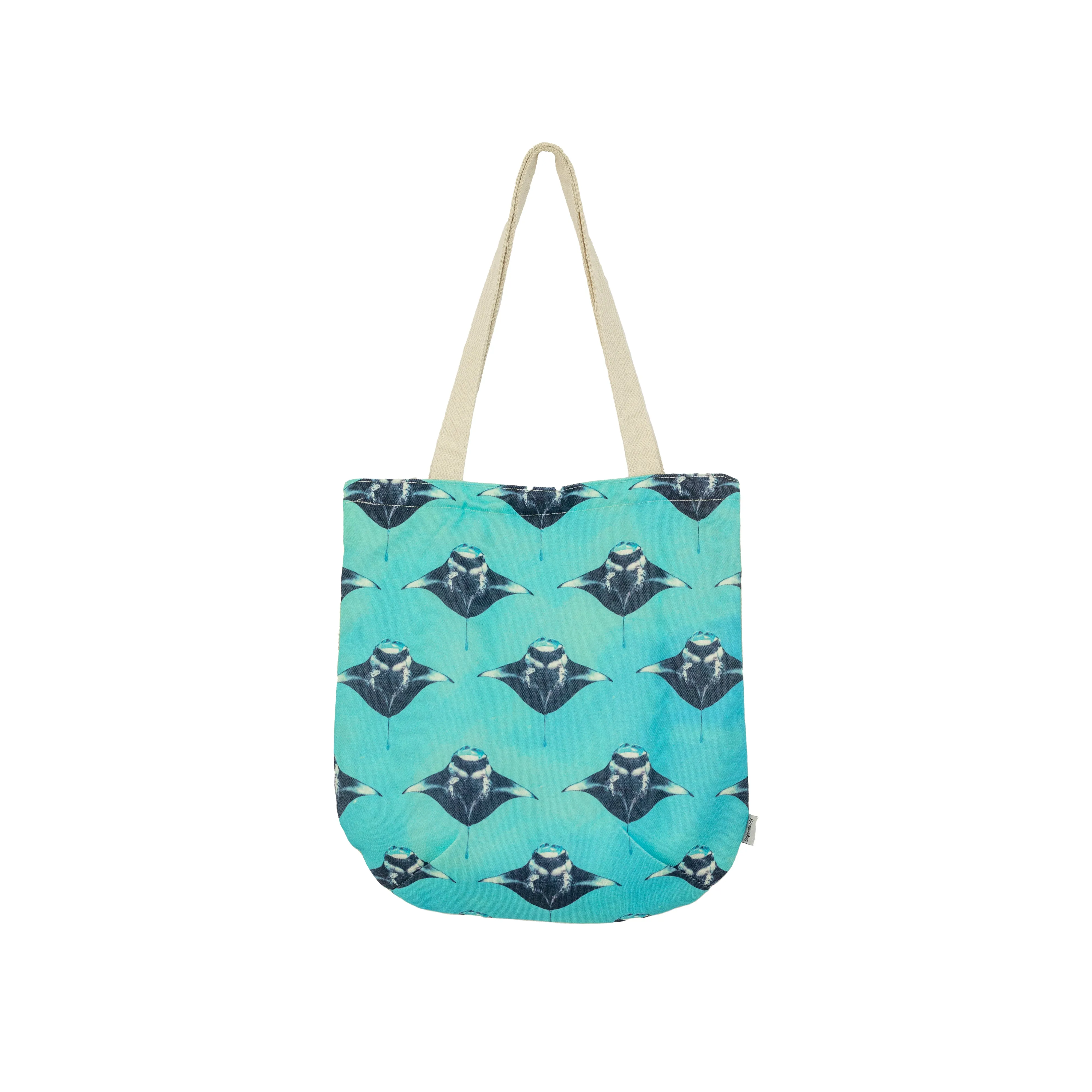 Manta Ray Tote - Turquoise